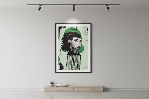 CYBER PUNK ART PRINT