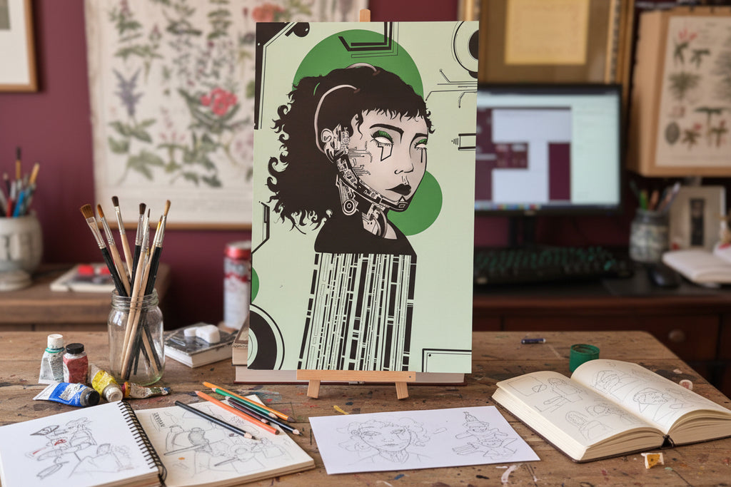 CYBER PUNK ART PRINT